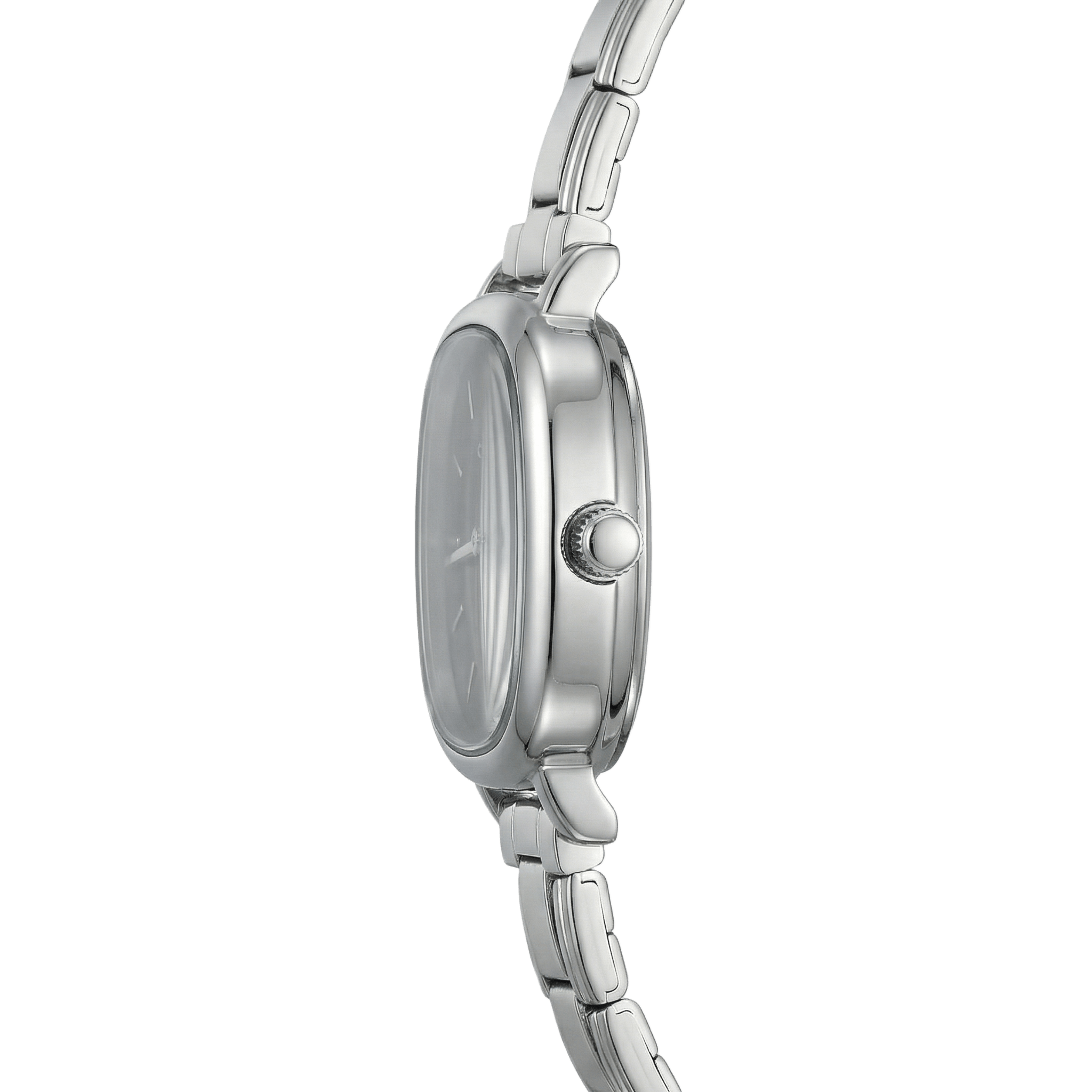 Capri – Hopeinen mustalla kellotaululla