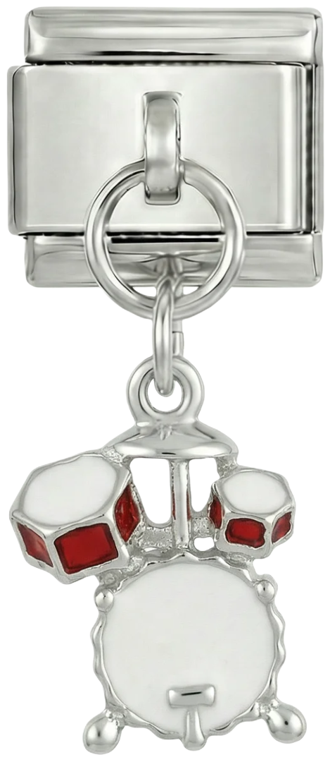 Drum Set, on Silver - drum-set-on-silver.png