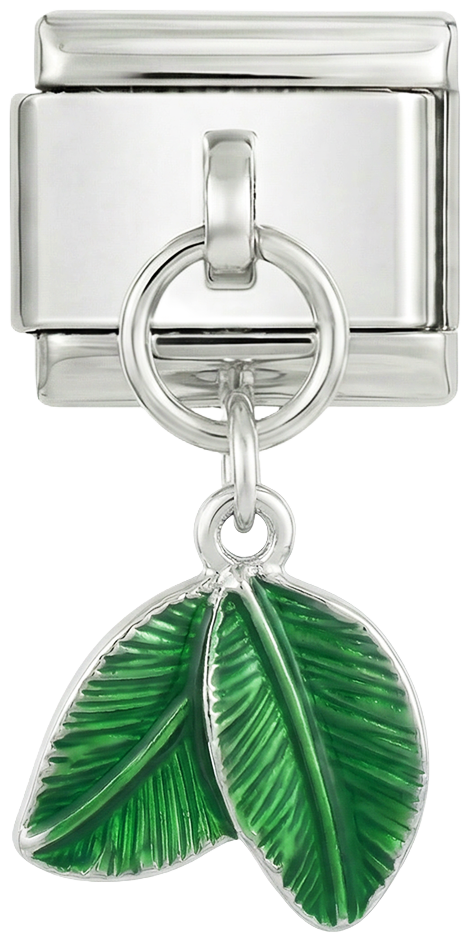 Tropical Leaves Hanging on Silver - tropical-leaves-hanging-on-silver.png