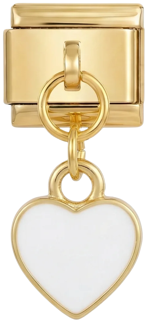 White Heart Hanging on Gold - white-heart-hanging-on-gold.png
