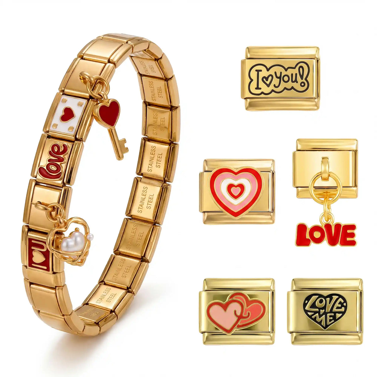 Love-setti 10 Charms