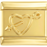 Gold Heart with Arrow on Gold - Gold-Heart-with-Arrow-on-Gold.png
