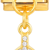 Kultainen lentokone kivillä, kullattu