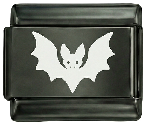 White Bat on Black Charm - White-Bat-on-Black-Charm.png