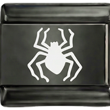 Lisätään myöhemmin - valkoinen hämähäkki mustalla