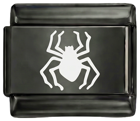 Lisätään myöhemmin - valkoinen hämähäkki mustalla