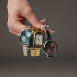 ساعة Capri فضية – إصدار المينا الوردي