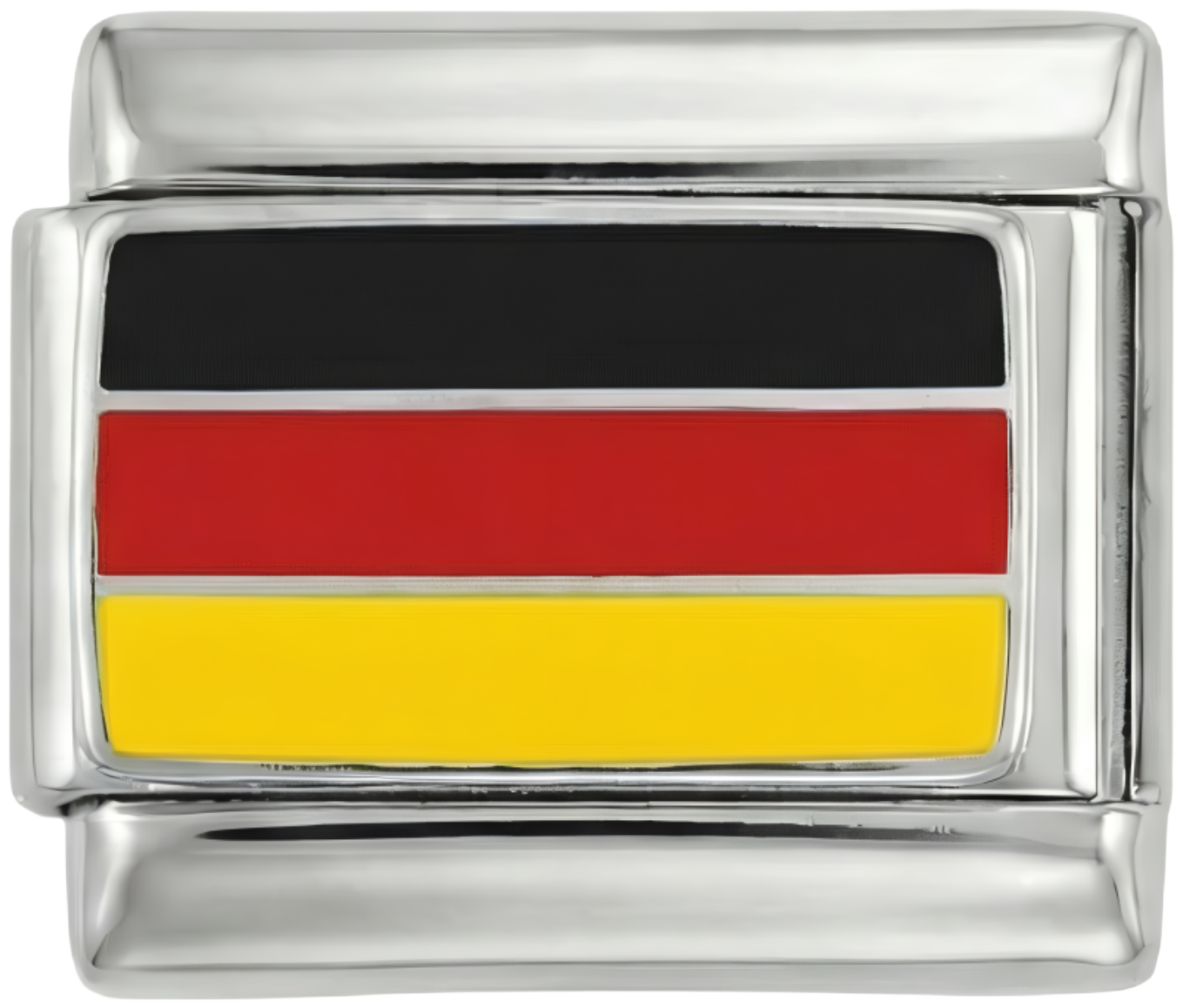 Germany Flag, on Silver - germany-flag-on-silver.png