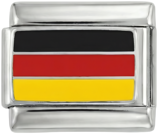 Germany Flag, on Silver - germany-flag-on-silver.png