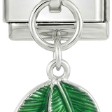 Tropical Leaves Hanging on Silver - tropical-leaves-hanging-on-silver.png